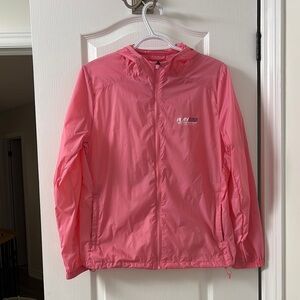 New women Pink lightweight breathable training Jacket size M